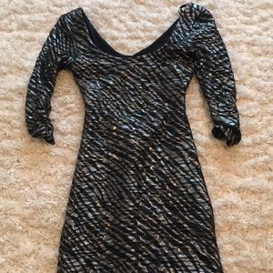 Black and silver dress!